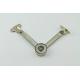 Silver Soft Close Lid Support Stay Multipurpose Zinc Alloy Material
