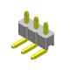 Pin Header Connector 2.00mm Single Row  Right Angle TYPE 1*2PIN To 1*40PIN H=2.00MM