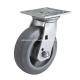 Edl 350kg Plate Swivel TPE Caster 6mm Thickness 7016-56 for Heavy-Duty Applications