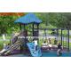 Outdoor LLDPE Children Swing Sets Childrens Wooden Swing Sets For Amusement Park RKQ-5156A
