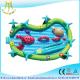 Hansel customized design inflatable dry slide playing equipment
