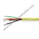 PFA Insulated RTD Cable Fiberglass Braided Shielding PT100 Wire FEP Jacket RTD Cable