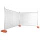 AS 4687 standard 2.4x2.1m size construction fence  for Australia