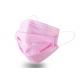 Soft Texture Pink Disposable Medical Face Mask General Size 17.5 * 9.5cm