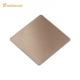 Rose Golden Matte Finish Decorative Stainless Steel Sheet 4x8 0.65mm Thickness