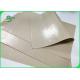 60g 150g 36'' White & Brown Kraft Paper In Rolls Coating PE Moistureproof