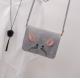 Female, vertical section 2016 new envelope bag phone purse cute mouse