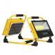 100W Portable Rechargeable LED Flood Light, IP66, 140LM/W For Construction Sites