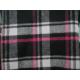 Wool fabric check woolen Scotland grid double faces