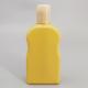 Yellow 200ml HDPE Plastic Bottle For Body Lotion Shower Gel
