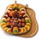 Multifunctional Bamboo Serving Tray Wooden Serving Platters Contemporary Style