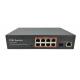 POE-S1108GB(8GE+1GE+1GE SFP)_8 Port Gigabit IEEE802.3af/at PoE Switch with 150W Built-in power supply (Newly Developed)