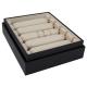 Various Stackable Jewelry Organizer , High Grade Pu Leather Ring Display Box