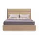 Modern Luxury Simple Design Leather Upholstery King Size Bed