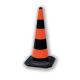 PVC Flexible Traffic Cones 1000mm Unparalleled Visibility For Enhanced Road Safety