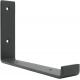 Black Heavy Duty Steel Adjustable Angle Metal Wall Mount Floating Shelf Bracket 6''*7.25''*1.5