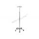 Aluminum Alloy Height Adjustable Portable Iv Drip Stand For Emergency Center