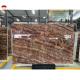 Table Countertop Red Spider Marble Book Match Translucent Blood-Orange Onyx for Villa