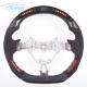 RAV4 Toyota LED Real Carbon Fiber Steering Wheel Custom Black Red 350mm
