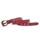 Personalized Girl 's Fashion Leather Belts With Glue Process Buckle And Loop