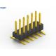 SMT Male Pin Header Connector Right Angle Gold Flash Dual Row Good  Insulation