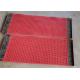 Self Cleaning Vibrating Rubber Screen Panel 8mm Thickness Round Hole