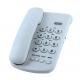 RoHS Wall Mountable Corded Phone Wall Corded Phone With White Keys
