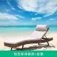 Aluminum Brown Rattan Sun Lounger Rattan Garden Furniture Sun Loungers