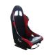 Black And Red Racing Seats With Single Slider / Sports Bucket Seats