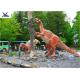 Amusement Park Decoration Realistic Dinosaur Models Artificial Mother And Baby Models