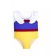 Blue, Red And Yellow Swimsuit - Maio Isabelle