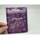 Clear Front Herbal Incense Packaging Purple Ccolor For Pills / Capules / Tablets