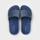 Denim Womens Slide Slippers , EVA Comfortable Walking Sandals