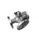 3 Way Ball Valve Stainless Steel Direct Mounting Pad for Motor Actuators Automation