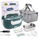 Leakproof 304 Stainless Steel Electric Lunch Boxes 1.5L Capacity Voltage 220V-12v 24v/110v-12v 24v
