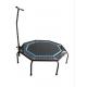 1.0MM Gym Fitness Trampoline Polypropylene Mini Trampoline With Handrail