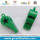 Customized Solid Green Sport Party Whistle W/Star Printing on Sides
