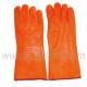 Fluorescent PVC Coated Gloves For Winter, Sandy Palm