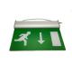 Rechargeable Battery Operated Double Sided Exit Signs LED Emergency Light