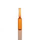 25ml amber high durable resistant to chemical attack thermal shock borosilicate glass ampoule