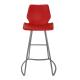 Pu Leather Stainless Brushed Bar Stool BC-348 For Kitchen