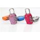 Zinc Alloy TSA 4-digital  travel lock& Fashion Design purple Tsa Luggage Lock& 69.5g Tsa Bag Number Lock