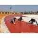 Synthetic PU Running Track Flooring Runway For Sports Field Aging Resistance