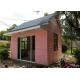 EPS Sandwich Panel Roof Pink Cladding Prefab Steel House For Reception Room