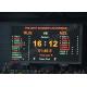 P6 Sports LED Scoreboard Display Viewing Distance >6m With Timing Functions