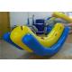 Yellow Blue Inflatable Seesaw Rocker , Big Blow Up Water Toys For Adults