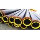 qualified black hdpe flared pipes with steel ring inside