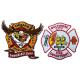 OEM 75% Embroidery Fire Department Patches Woven US Army Patch