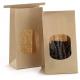 Kraft Reusable FSC Paper Bags With Clear Window