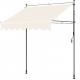 Clamp Awning, 2.5x1.3 CM, Beige, Sun Protection, Height From 200cm-300cm, Polyester